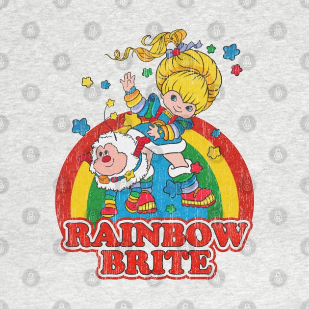 Rainbow Brite // Vintage Colorful Design by Ilustra Zee Art